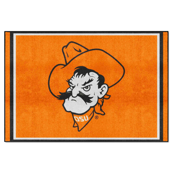 Oklahoma State Cowboys 5ft. x 8 ft. Plush Area Rug