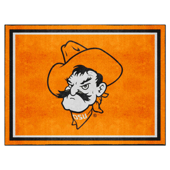 Oklahoma State Cowboys 8ft. x 10 ft. Plush Area Rug