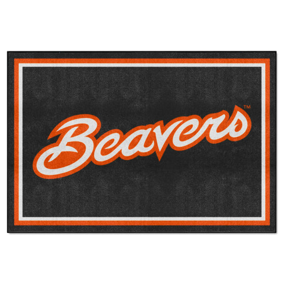 Oregon State Beavers 5ft. x 8 ft. Plush Area Rug