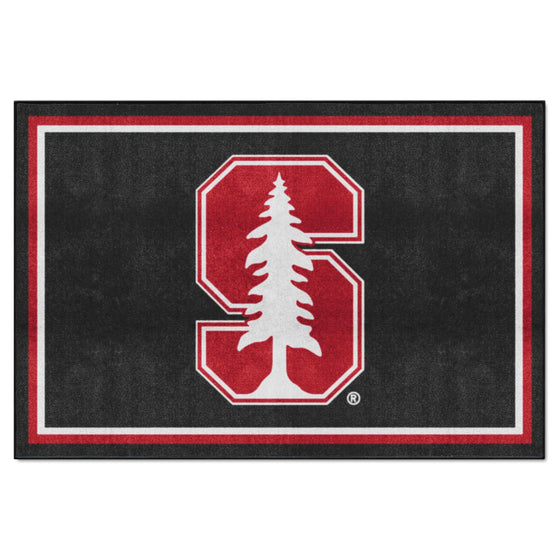 Stanford Cardinal 5ft. x 8 ft. Plush Area Rug