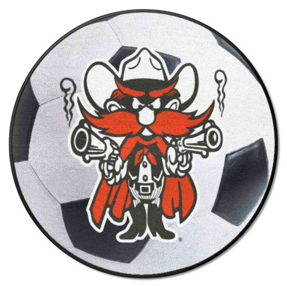 Texas Tech Red Raiders Soccer Ball Rug - 27in. Diameter