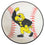 Iowa Hawkeyes Baseball Rug - 27in. Diameter