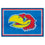 Kansas Jayhawks 5ft. x 8 ft. Plush Area Rug