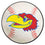 Kansas Jayhawks Baseball Rug - 27in. Diameter