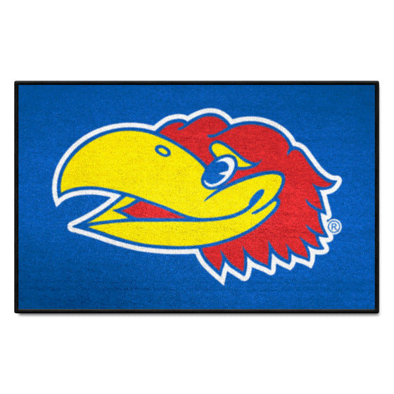 Kansas Jayhawks Starter Mat Accent Rug - 19in. x 30in.