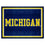 Michigan Wolverines 8ft. x 10 ft. Plush Area Rug