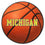 Michigan Wolverines Basketball Rug - 27in. Diameter