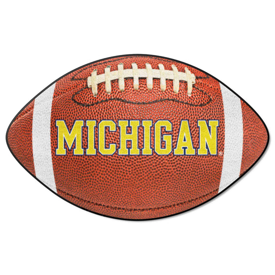 Michigan Wolverines Football Rug - 20.5in. x 32.5in.