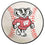 Wisconsin Badgers Baseball Rug - 27in. Diameter