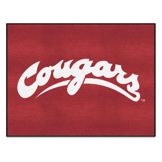 Washington State Cougars 8ft. x 10 ft. Plush Area Rug