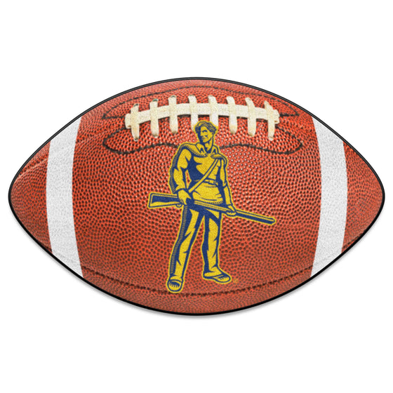 West Virginia Mountaineers Baseball Rug - 27in. Diameter