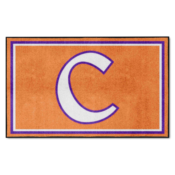 Clemson Tigers 4ft. x 6ft. Plush Area Rug