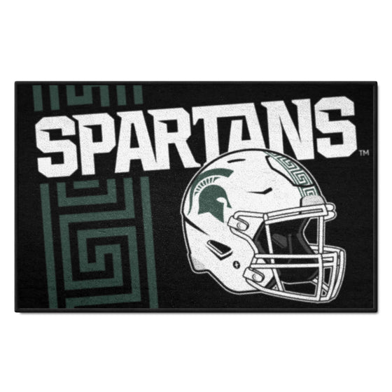 Michigan State Spartans Starter Mat Accent Rug - 19in. x 30in., Uniform Design