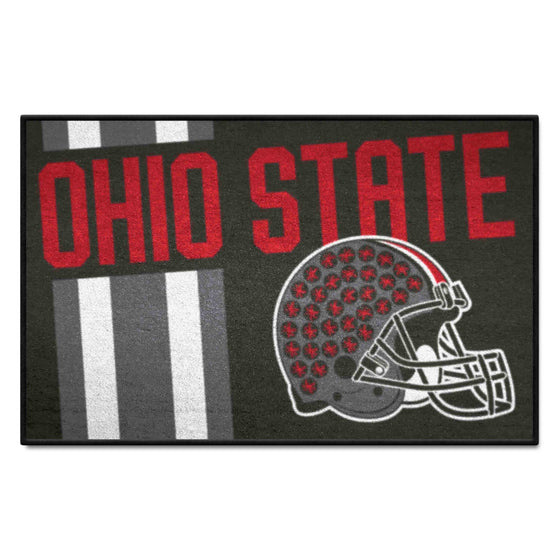 Ohio State Buckeyes Starter Mat Accent Rug - 19in. x 30in., Uniform Design