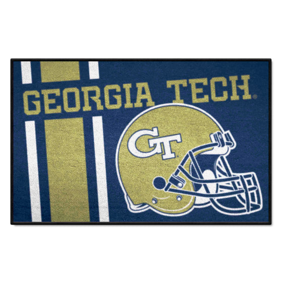 Georgia Tech Yellow Jackets Starter Mat Accent Rug - 19in. x 30in.