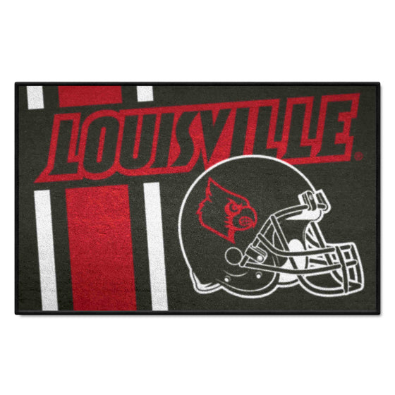 Louisville Cardinals Starter Mat Accent Rug - 19in. x 30in.