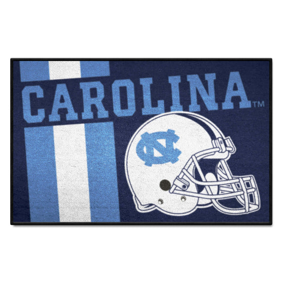 North Carolina Tar Heels Starter Mat Accent Rug - 19in. x 30in., Uniform Design