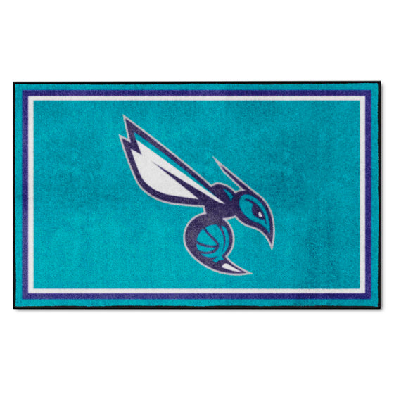 Charlotte Hornets 4ft. x 6ft. Plush Area Rug