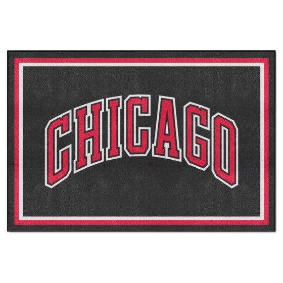 Chicago Bulls 5ft. x 8 ft. Plush Area Rug