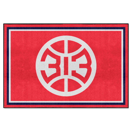 Detroit Pistons 5ft. x 8 ft. Plush Area Rug