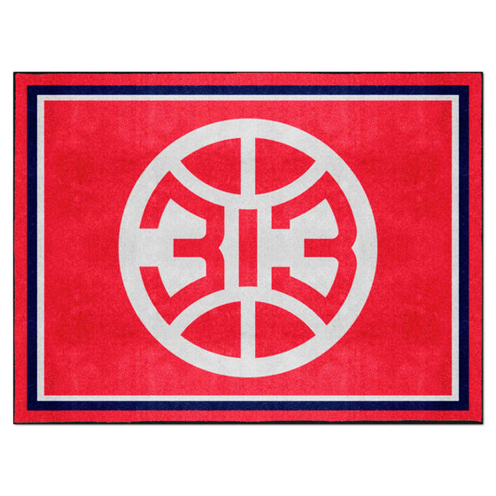 Detroit Pistons 8ft. x 10 ft. Plush Area Rug