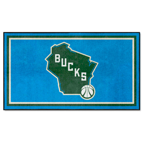 Milwaukee Bucks 3ft. x 5ft. Plush Area Rug