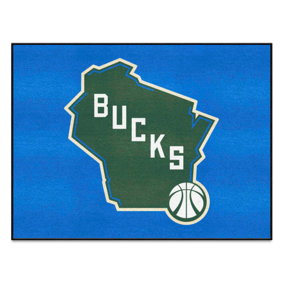 Milwaukee Bucks All-Star Rug - 34 in. x 42.5 in.