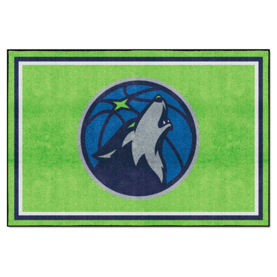 Minnesota Timberwolves 5ft. x 8 ft. Plush Area Rug