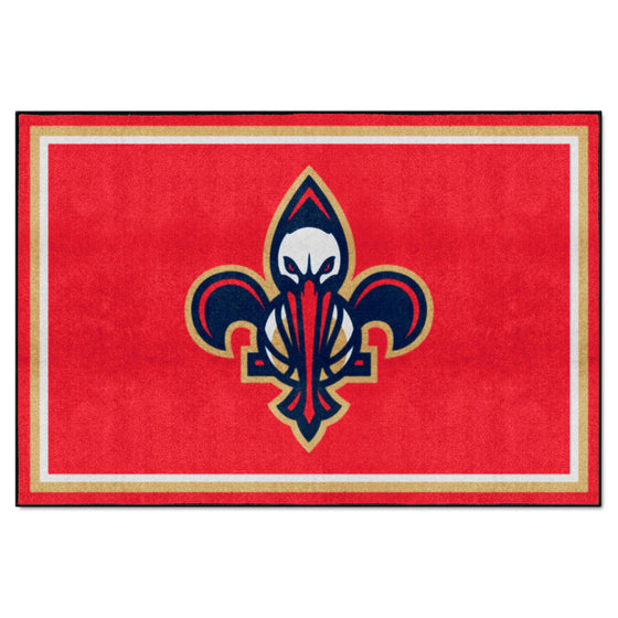 New Orleans Pelicans 5ft. x 8 ft. Plush Area Rug