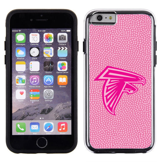 Atlanta Falcons Phone Case Pink Football Pebble Grain Feel iPhone 6 CO