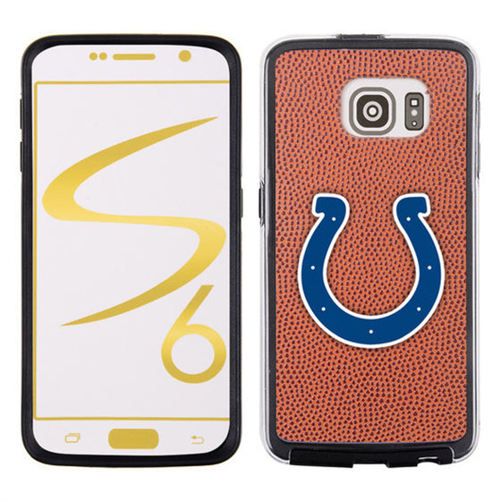 Indianapolis Colts Classic NFL Football Pebble Grain Feel Samsung Galaxy S6 Case -