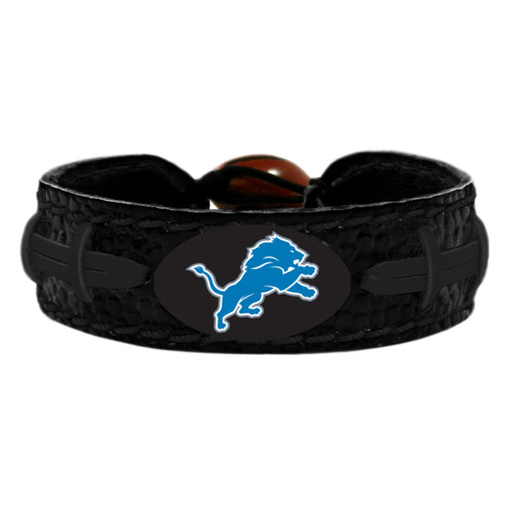 Detroit Lions Bracelet Team Color Tonal Black Football CO