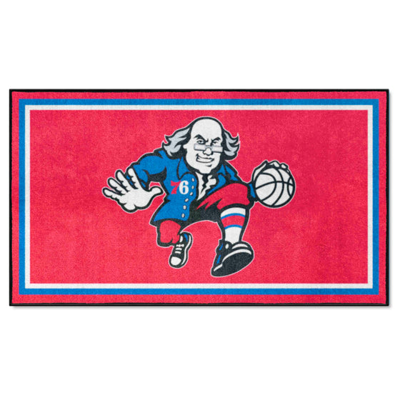 Philadelphia 76ers 3ft. x 5ft. Plush Area Rug