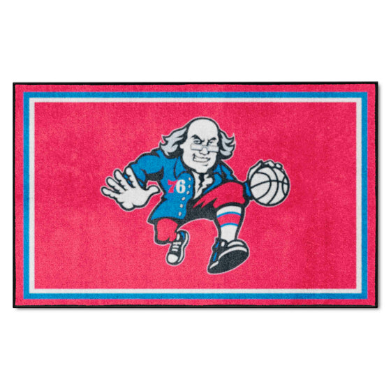 Philadelphia 76ers 4ft. x 6ft. Plush Area Rug