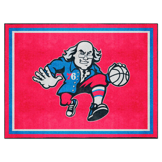 Philadelphia 76ers 8ft. x 10 ft. Plush Area Rug