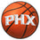 Phoenix Suns Basketball Rug - 27in. Diameter