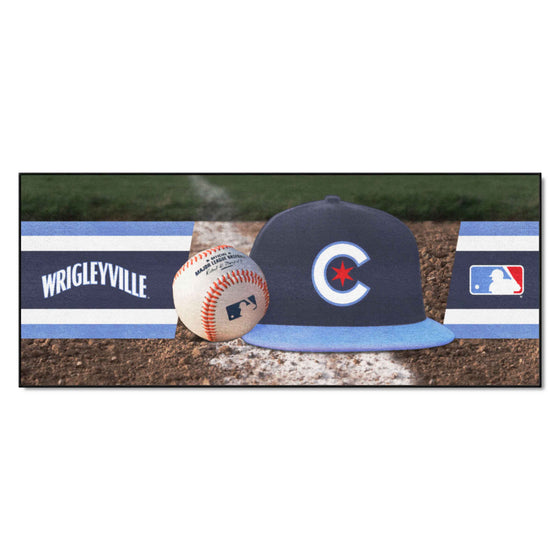 Chicago Cubs Baseball Runner Rug - 30in. x 72in.