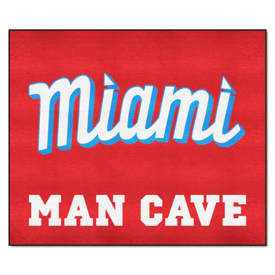 Miami Marlins Man Cave Tailgater Rug - 5ft. x 6ft.