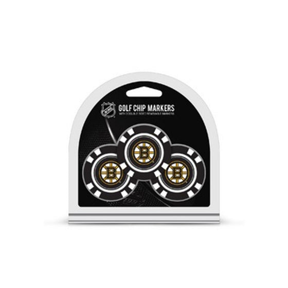 Boston Bruins Golf Chip with Marker 3 Pack - Special Order