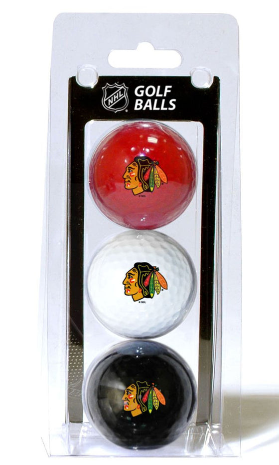 Chicago Blackhawks 3 Pack of Golf Balls - Special Order