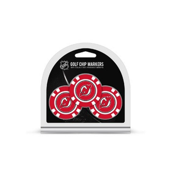 New Jersey Devils Golf Chip with Marker 3 Pack - Special Order