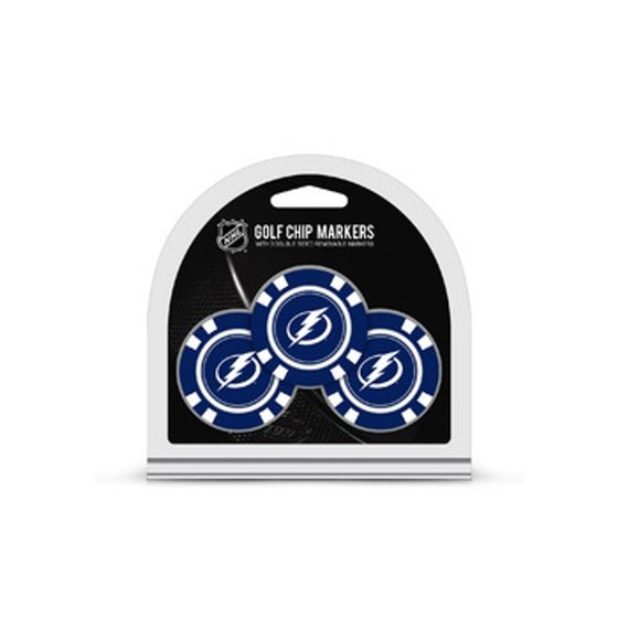 Tampa Bay Lightning Golf Chip with Marker 3 Pack - Special Order