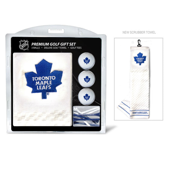 Toronto Maple Leafs Golf Gift Set with Embroidered Towel - Special Order