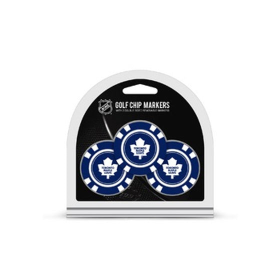 Toronto Maple Leafs Golf Chip with Marker 3 Pack - Special Order