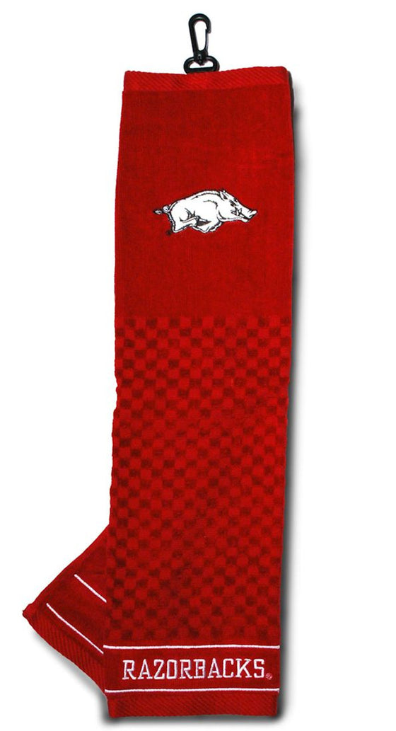 Arkansas Razorbacks 16"x22" Embroidered Golf Towel - Special Order