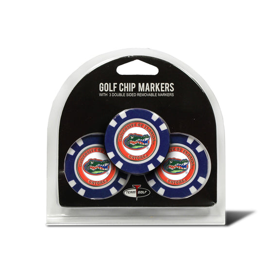 Florida Gators Golf Chip with Marker 3 Pack