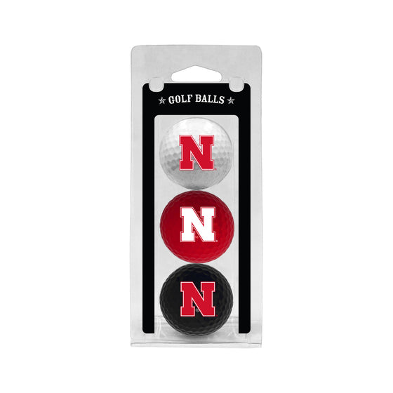 Nebraska Cornhuskers 3 Pack of Golf Balls