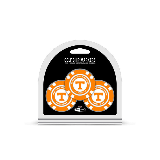 Tennessee Volunteers Golf Chip with Marker 3 Pack - Special Order