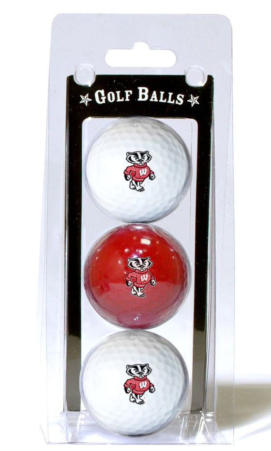 Wisconsin Badgers 3 Pack of Golf Balls - Special Order