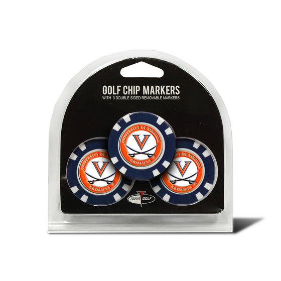 Virginia Cavaliers Golf Chip with Marker 3 Pack - Special Order